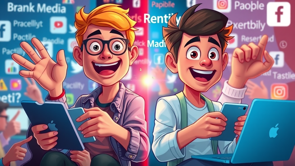 social media and reputation risk double-edged sword positive and negative engagement illustration