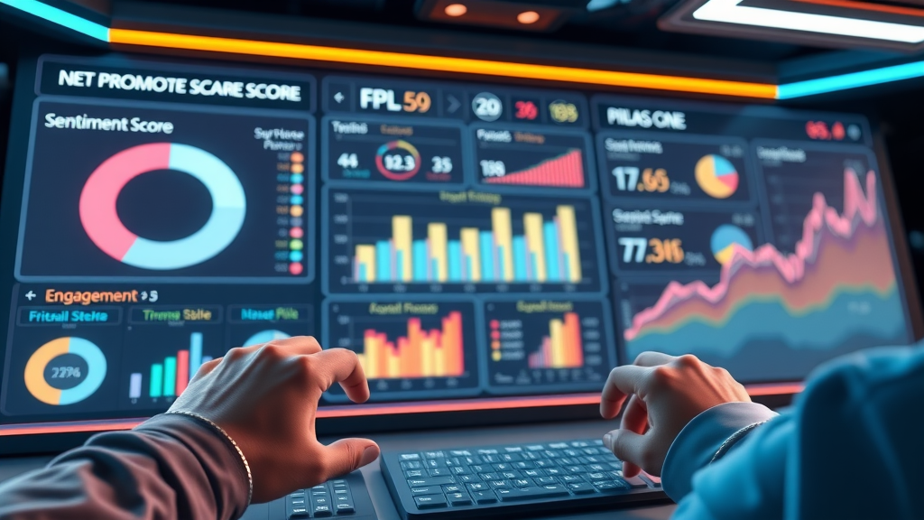reputation analysis kpi dashboard for brand reputation and sentiment scores
