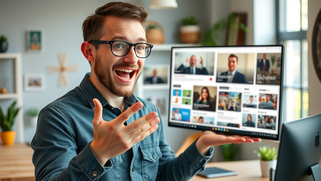 creative marketer presenting branded content formats blog videos social posts content marketing