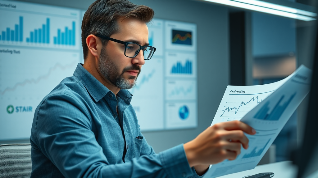 brand positioning professional market analyst reviewing competitor brand strategies