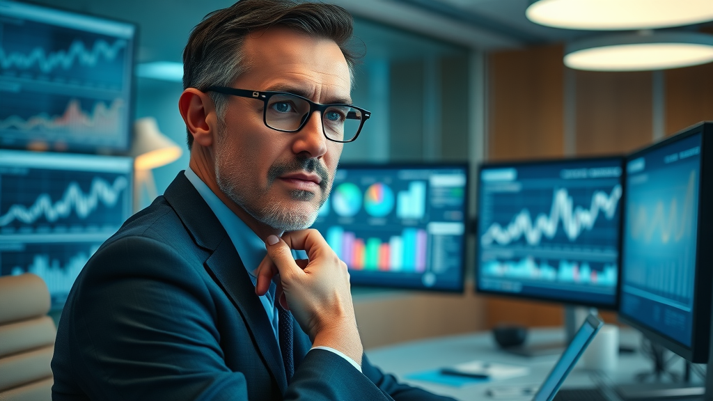 corporate reputation analyst reviewing data insights public sentiment