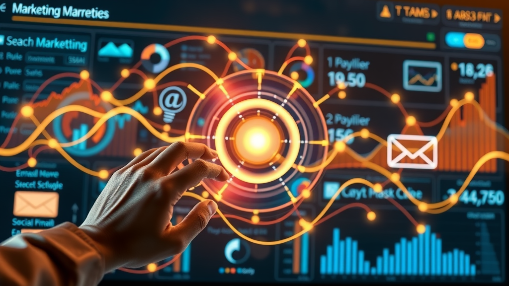 Integrated digital display marketing working with search, social, and email channels
