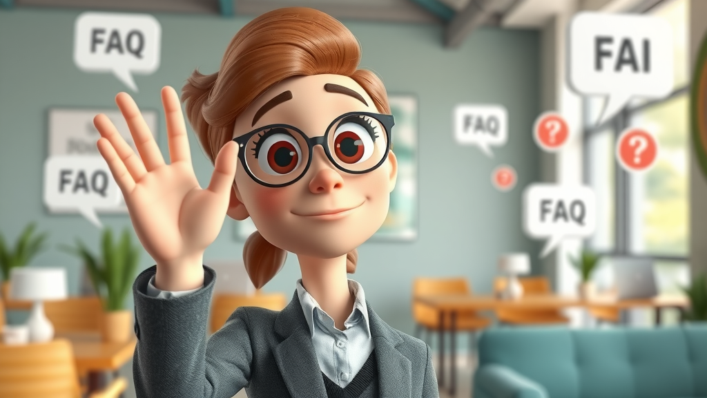 personal branding curious professional raising hand in an informal office FAQ discussion