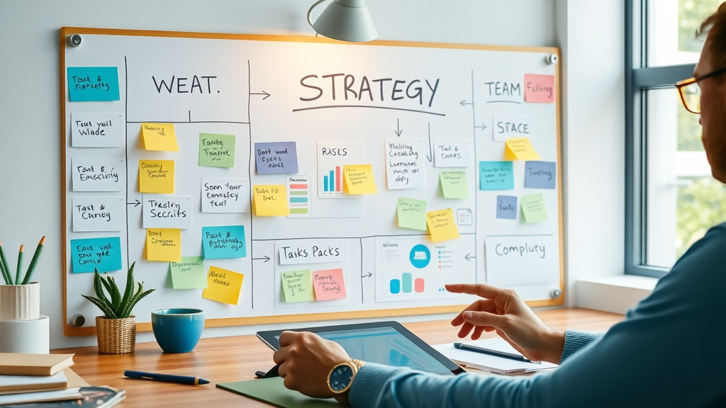 Social Media Engagement Strategy Planning Board
