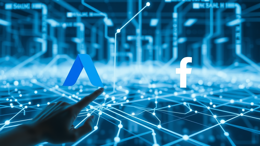 cost per click display ads platform auction dynamic visualization with Google Ads and Facebook Ads