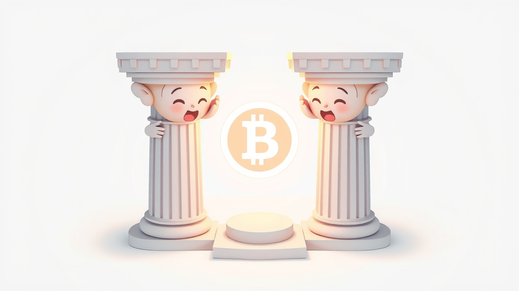 brand equity infographic showing four pillars with glowing brand symbol above