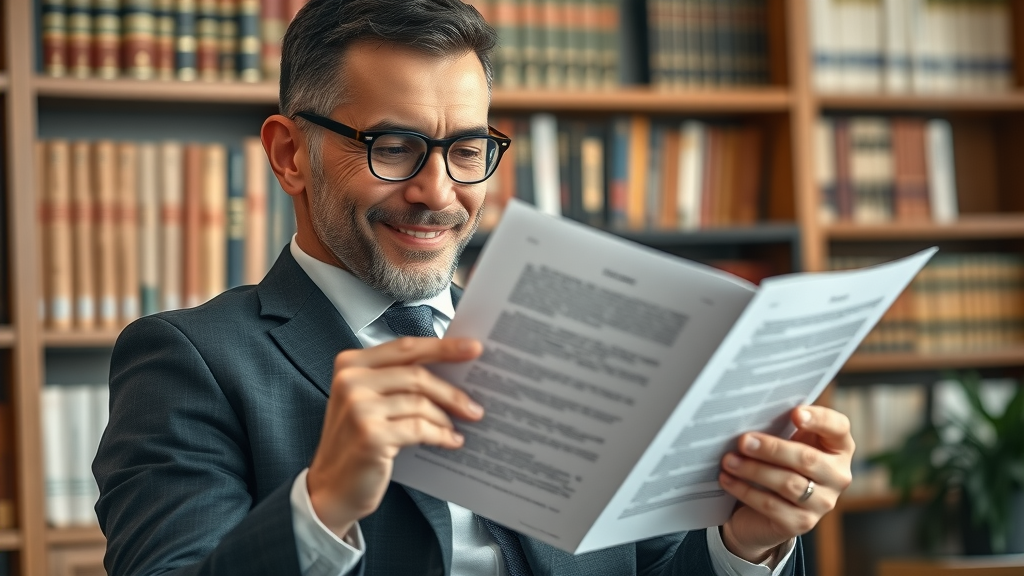thoughtful business executive reading an in-depth white paper content marketing