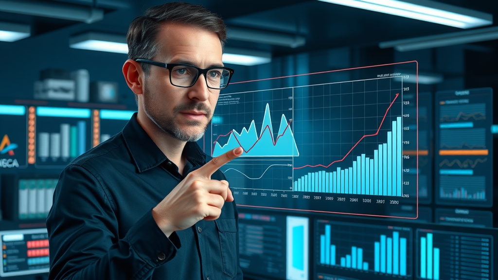 conceptual layered graphic showing analyst explaining layers of social media analytics