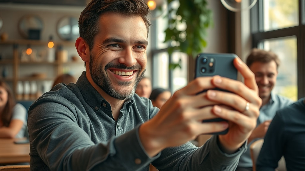 Influencer engaging with followers and boosting brand awareness through social media content