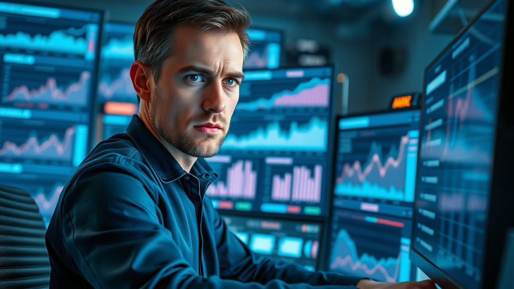 Analyst tracking social media marketing strategy ROI with real-time data analytics dashboards