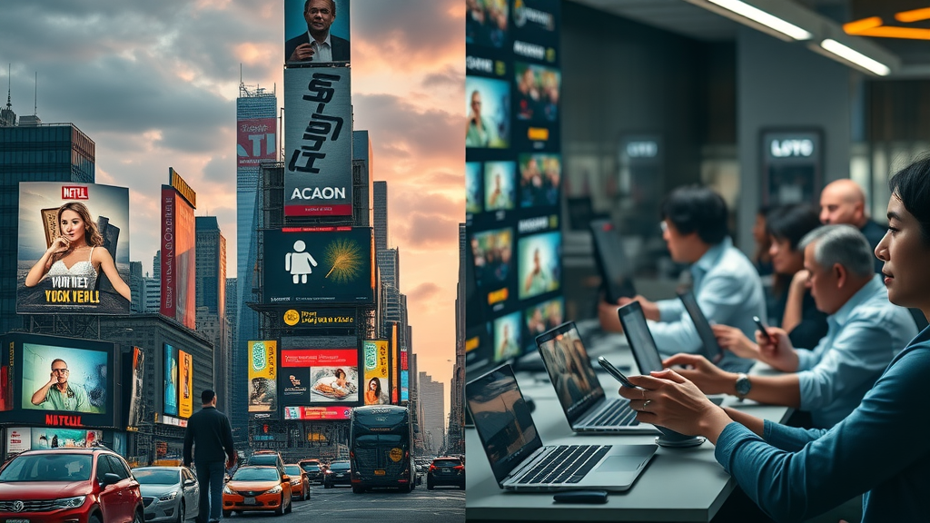 Content marketing vs traditional advertising, digital vs print media, blog posts and engaged audience