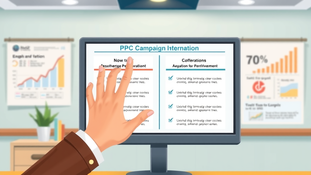 Clear infographic comparing PPC campaign types and PPC ad elements for digital marketing success