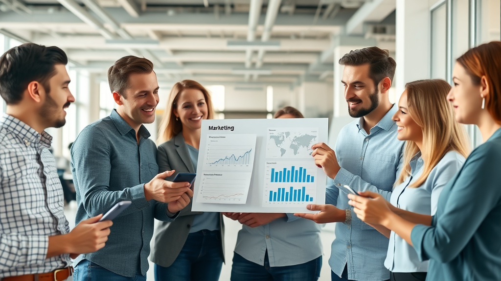 content marketing tools team collaboration in digital marketing office