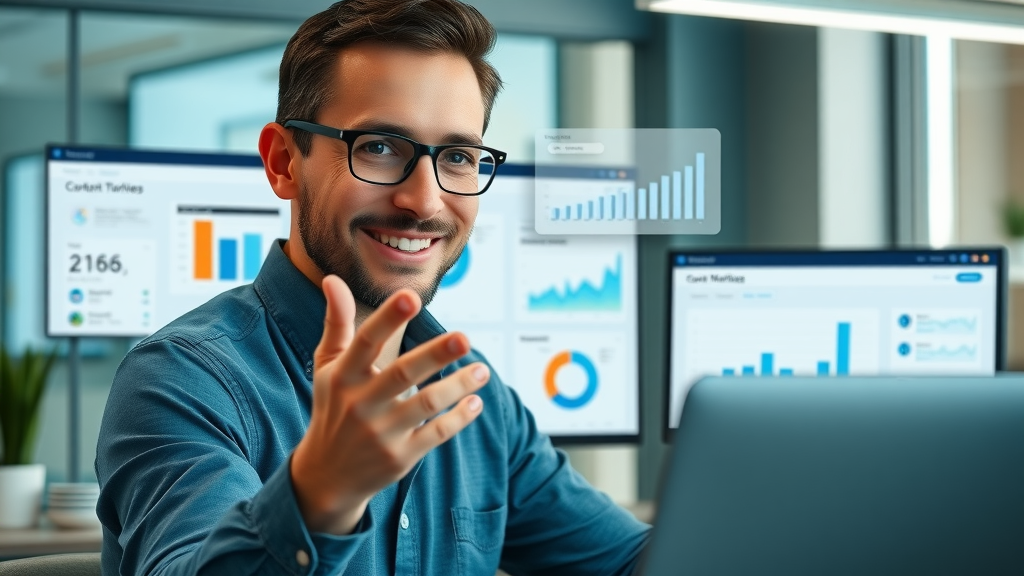 content marketing tools dashboard interface visual comparison