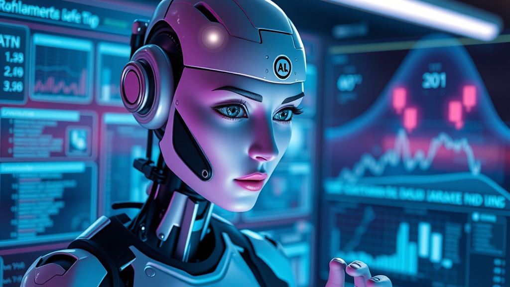 AI assistant optimizing content marketing trends using AI tools for digital transformation in 2024