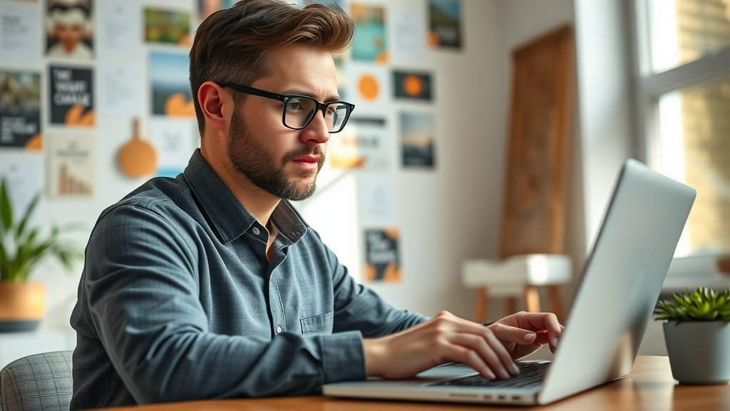 marketer writing engaging blog content for content marketing campaign