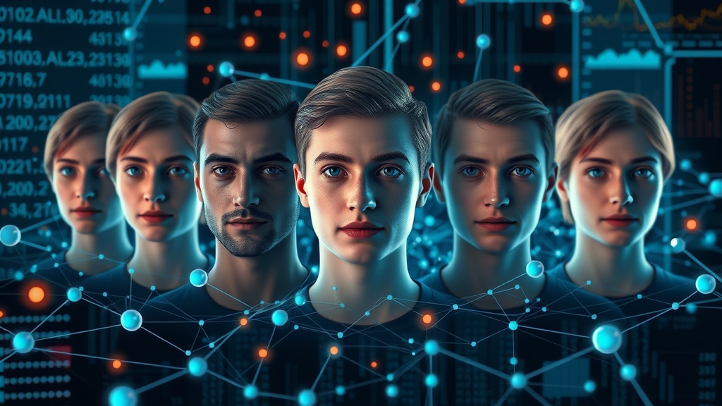Complex data visualization of social media sentiment analysis with emotion icons and analytics in motion