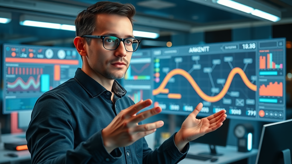 Tech-savvy analyst explaining attribution modeling for digital marketing campaign optimization