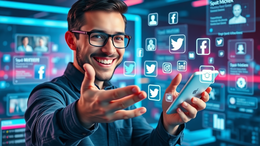 Content marketer managing social media platforms for content marketing best practices
