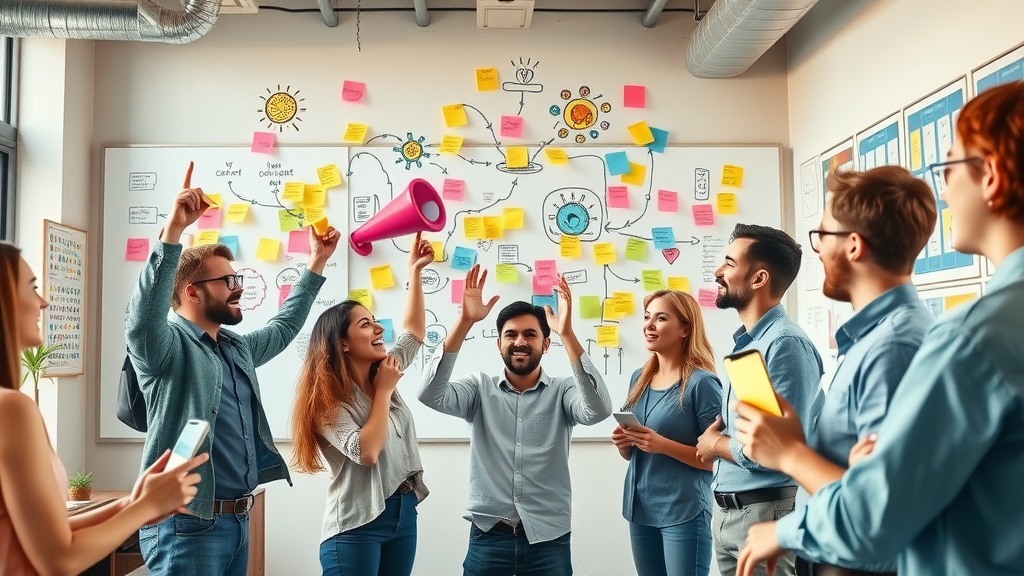 side-by-side business personas: B2B executive and B2C brand ambassador with different content types and office settings
