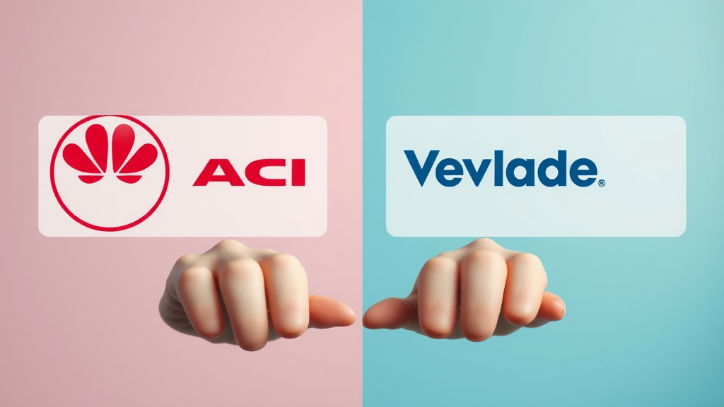 brand identity detailed side-by-side visual comparison of two major brands