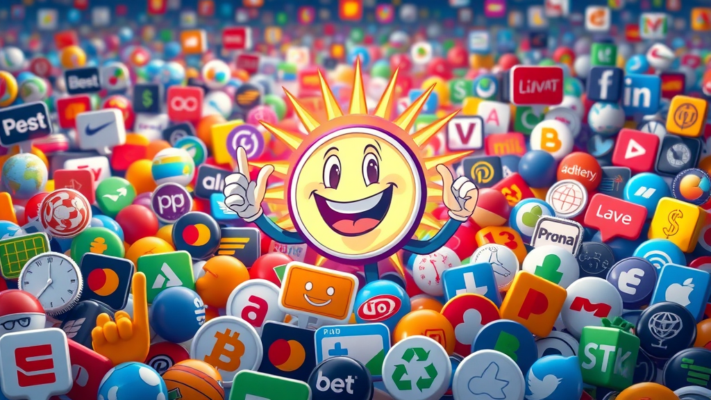 brand logo standing out for brand recognition and awareness among competitors