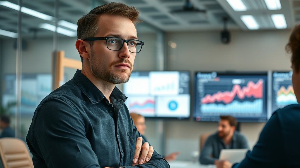 Conversion rate optimization - Analytical marketer presenting conversion rate and A/B testing, paid advertising campaign, Sterling Heights agency.