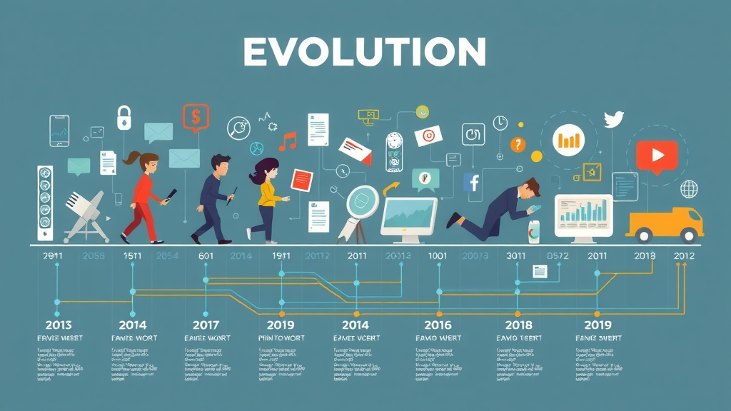 evolution of digital marketing and content marketing trends