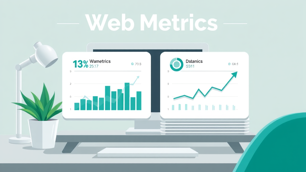 Infographic comparing engagement metrics with conversion rate, bounce rate, and other web performance metrics on layered cards.