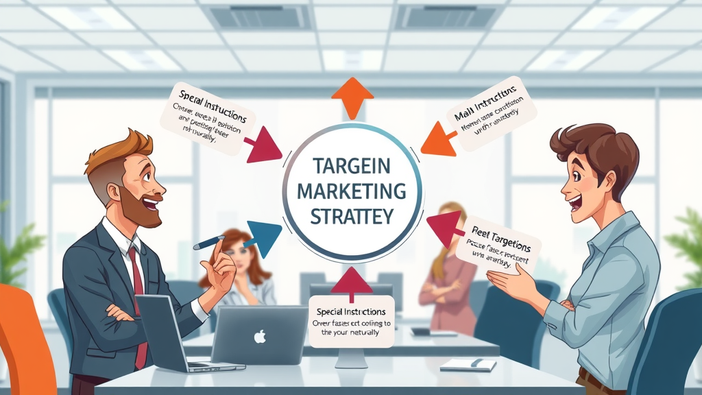 Infographic visualizing the four main targeting strategies for ad targeting