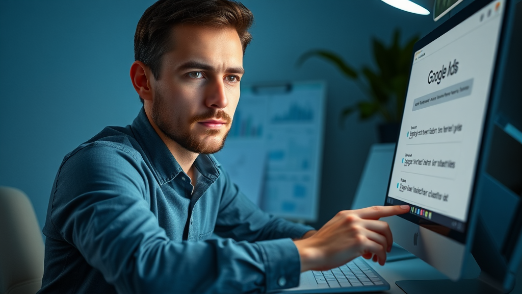 marketer setting up conversion action in Google Ads for conversion tracking, event parameters setup